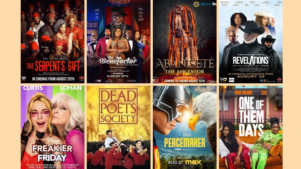 New in Nigeria: Movies and TV Shows to Watch this August 2025 - What ...