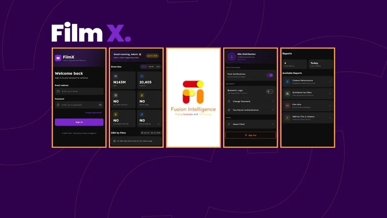 Fusion Intelligence's Film X Launches to Give Nollywood Producers Faster Access to Box Office Data - What Kept Me Up